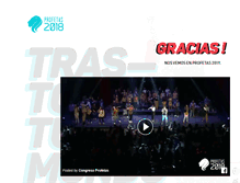 Tablet Screenshot of congresoprofetas.com